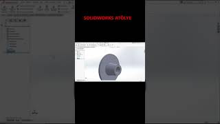 Solidworks Örnek Çizim 27 3D Solid Model Example