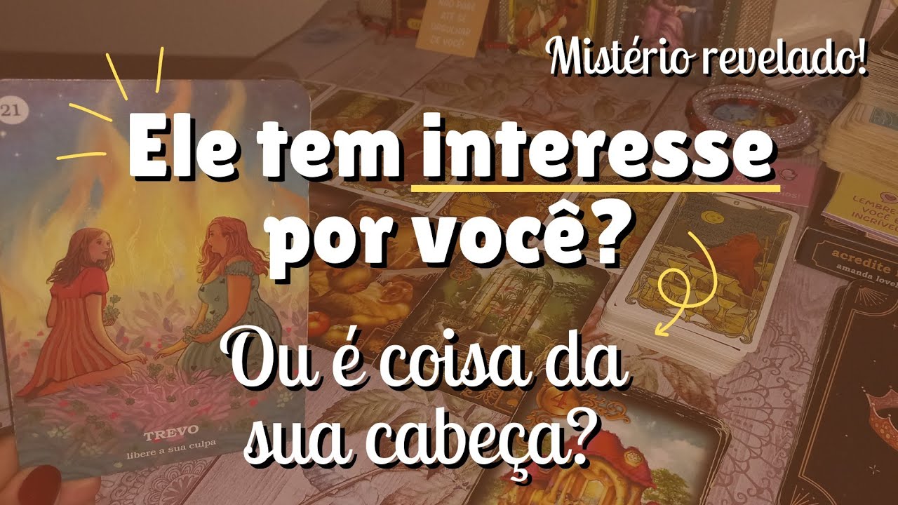 ESSA PESSOA tem INTERESSE por MIM ou é coisa da MINHA CABEÇA?👀 Estou me iludindo? O #tarot responde!