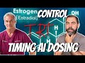 Testosterone  estrogen control and timing reaction to dr rand mcclain