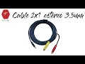 Como hacer / reparar /construir un cable auxiliar de audio 2x1 . Cable 2x1 estéreo 3.5mm