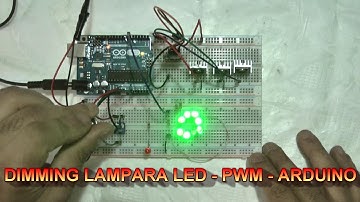 Dimming de Lampara LED - PWM + ARDUINO