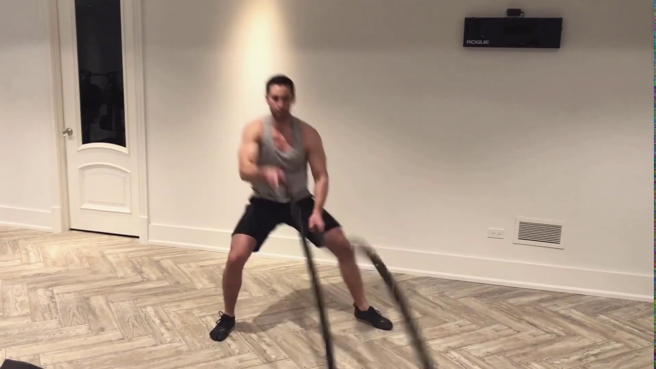 Battling Ropes – Alternating with Side Lunge - YouTube