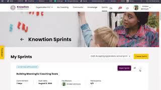 Accepting Applications to a Sprint (Administrators)