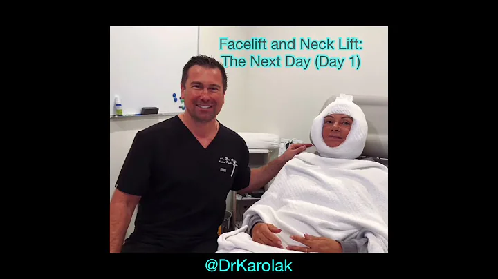 Facelift and Neck Lift Recovery - The Next Day (Da...