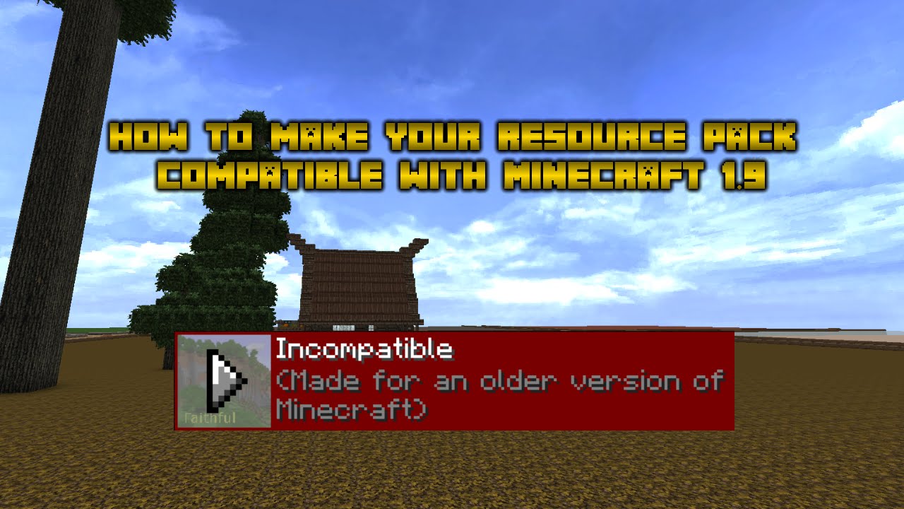 Minecraft 1.9 Resource Packs