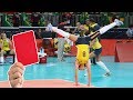 10 Red Card Point Celebrations in Volleyball (HD)