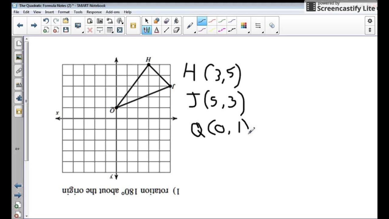 rotations homework answer key