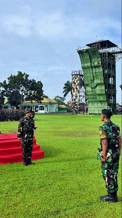 Laporan apel pagi TNI