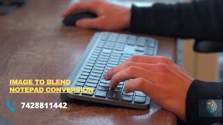 Convert Any Image to #BlendNotepad/ Easy Solution for Blend Notepad/DATA ENTRY INDIA/SOFTWARE screenshot 3