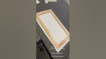 Making a. Frame for canvas print