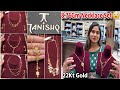 8.76Gm Starts Tanishq Gold Necklace Set Designs With Price| Tanishq Light Weight Gold Necklace 2024