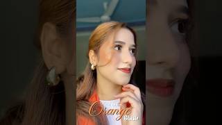 Orange star blush full look🧡 #summer #creative #makeup #makeuptutorial #trending #viral #viralvideo