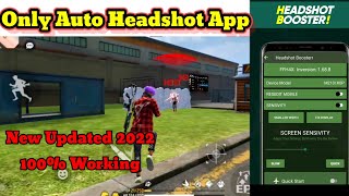 New Best Auto Headshot Heck App ।। Free fire Updated 2022।। Headshot Booster For Free fire screenshot 3