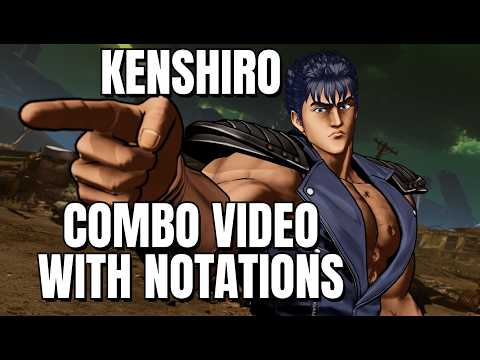 Fatal Fury: City Of The Wolves - Kenshiro Combo Video (with notations)