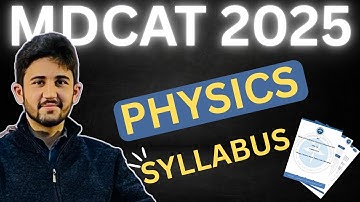 Which Topics to do in Physics for MDCAT || Complete Breakdown of physics syllabus for MDCAT 2025