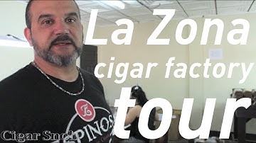 Erik Espinosa gives a tour of the La Zona cigar factory in Estelí, Nicaragua