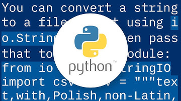 Python csv string to array