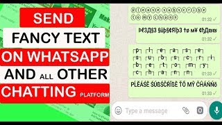 How To Send Fancy Text On Whatsapp and other chatting platfrom screenshot 5