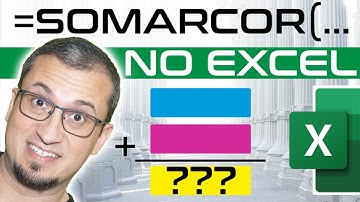 ✅Formula para SOMAR por COR no Excel