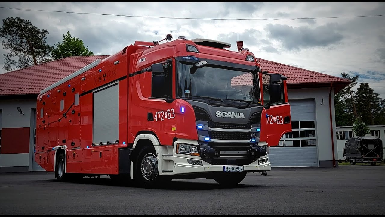 NOWA SCANIA DEKONTAMINACYJNA DLA GRUPY CHEMICZNEJ! - 472[R]63  & 472[R]91 - JRG NOWA SARZYNA 2022