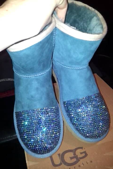 diy glitter uggs