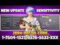 NEW UPDATE 4.1 🔥 BEST SENSITIVITY CODE + CONTROL SETTINGS BGMI/PUBG MOBILE