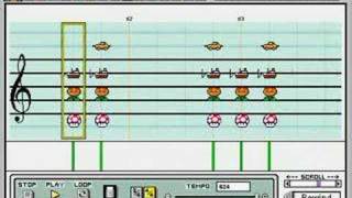 Sonic 3 and Knuckles - Minor Boss Theme Mario Paint Composer