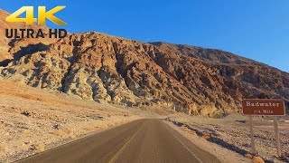 Death Valley National Park Badwater Road & Artists Drive 4K | Complete Scenic Drive | California