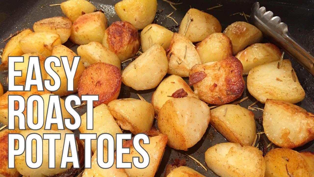 BEST ROAST POTATO RECIPE YouTube