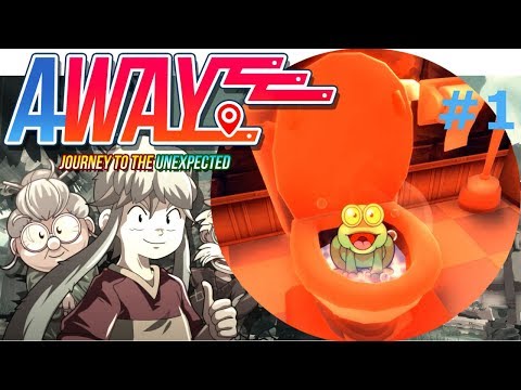 ?Прохождение AWAY - Journey to the Unexpected ?ТУАЛЕТНЫЙ ЛЯГУШОНОК?#1