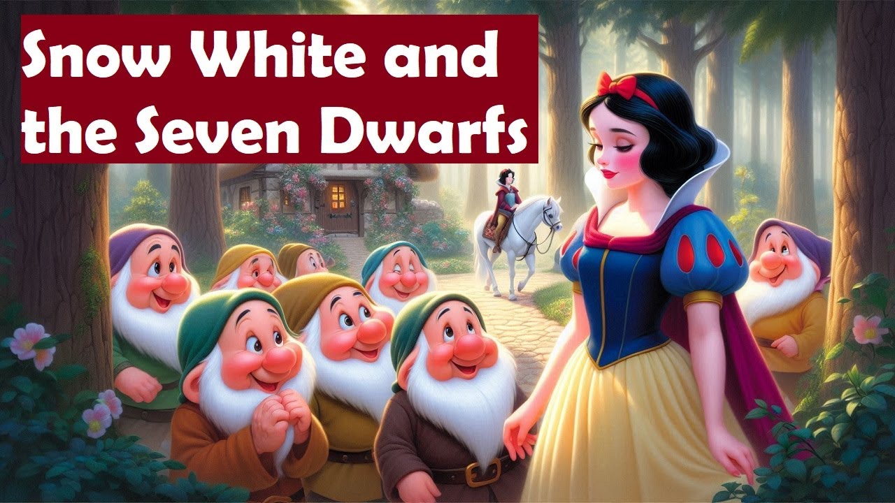 Snow White and the Seven Dwarfs - Moral Story For Kids | Bed Time ...