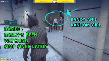 Ramee POV Randy Simping For Random Girl | NoPixel GTA RP