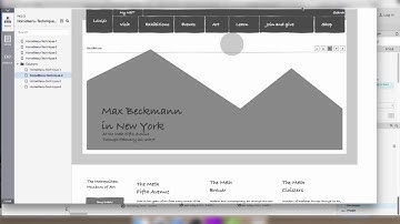 Axure Exercice Menu Technique 2 Met Example