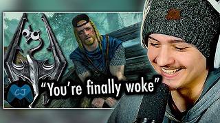 Skyrim Intro But It's Brainrot (Gen Alpha Slang) REACTION