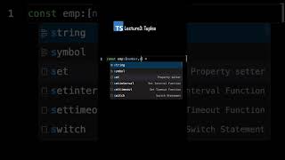 Lecture3: Tuples in Typescript #typescript #frontendcourse  #javascript #codeshorts #programming