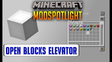 OPEN BLOCKS ELEVATOR Mod Spotlight | 1.12.2 | J28 [German]
