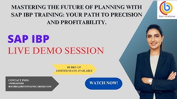 Free Demo For SAP IBP | SAP IBP Online Course | SAP IBP Overview