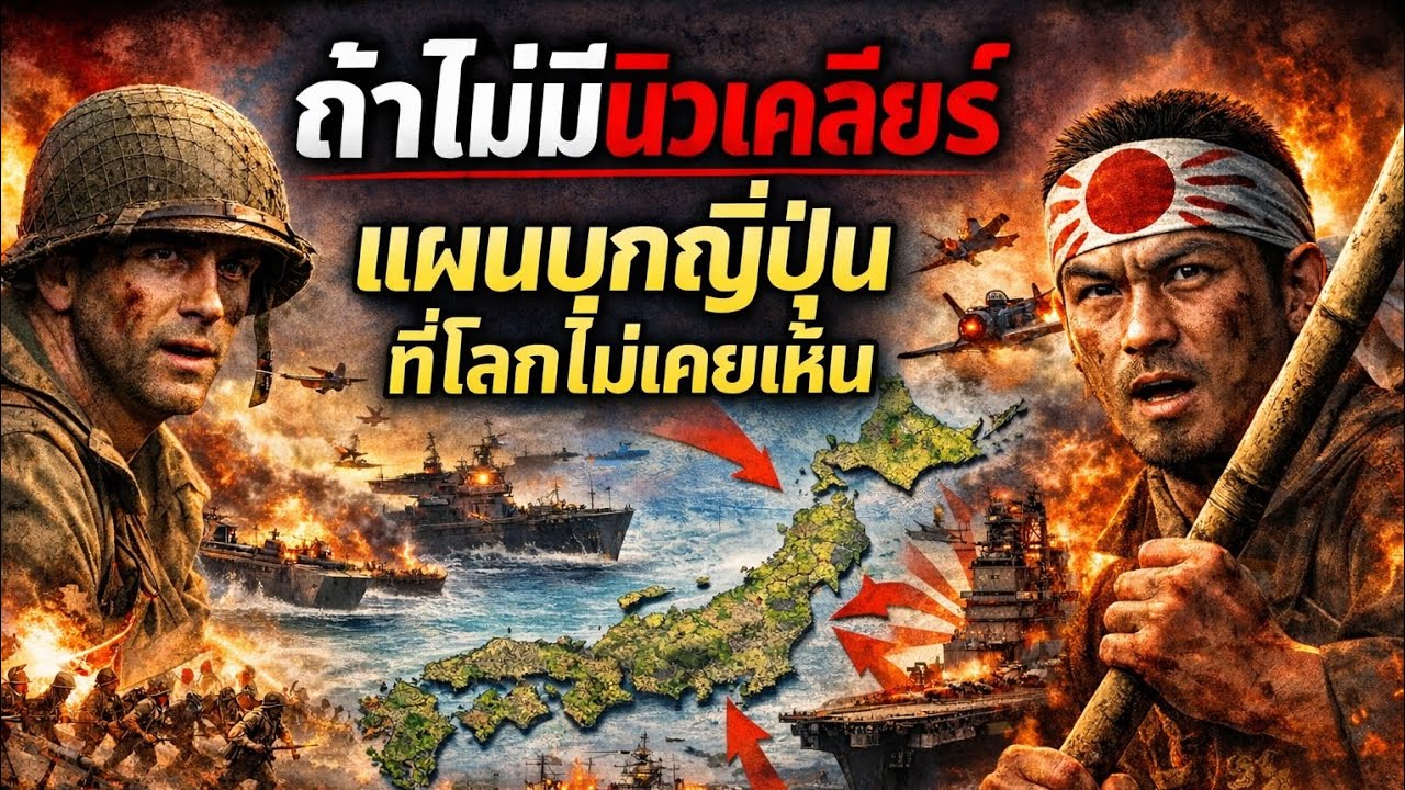 ถ้าโลกไม่มีนิวเคลียร์ สงครามโลกอาจโหดกว่าที่คุณคิด | Operation Downfall