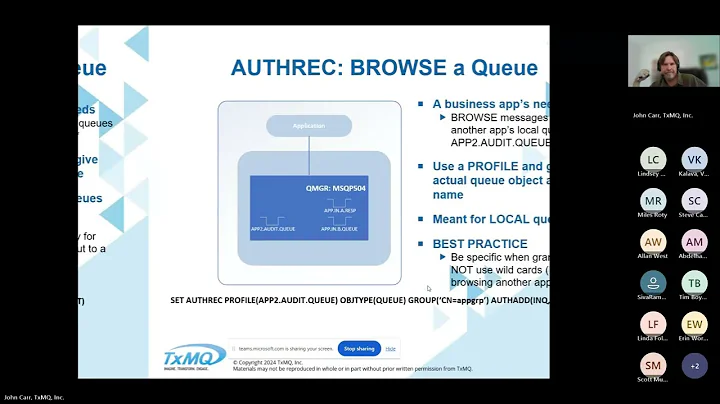 Security Best Practices in IBM MQ