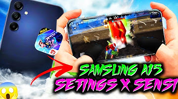 Samsung Galaxy A15 5g Free Fire Sensitivity ‼️ Samsung Galaxy A15 5g Full Review ☠️
