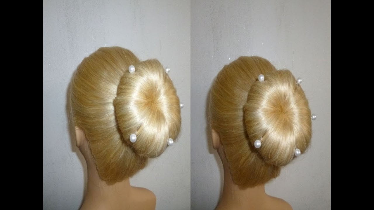 Dutt Frisuren Dutt Mit Duttkissen Schnell Selber Machen Schule Alltag Donut Hair Bun Peinados Youtube