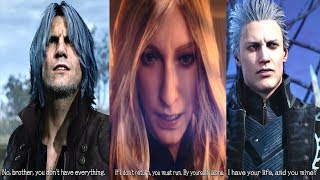 Devil May Cry 5 - Dante Tells Vergil How Their Mom Died & Why Vergil Hates Dante (DMC5 2019)