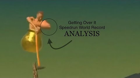 Getting Over It Speedrun World Record 0:57 - ANALYSIS 🔍