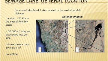 Groundwater Flow and Transport Simulation from a Seweage Lake