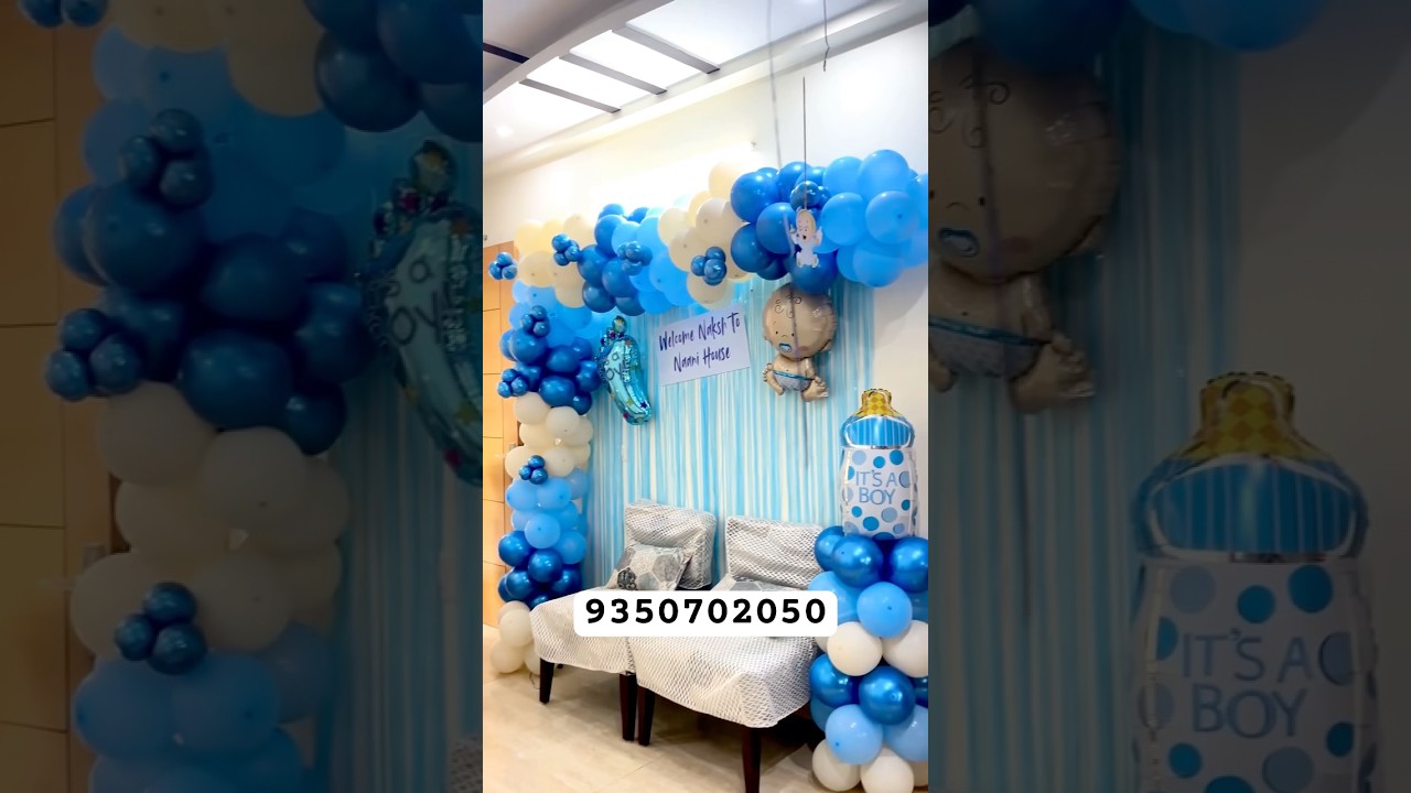 baby boy welcome balloon decoration ideas,welcome baby girl balloon decoration,