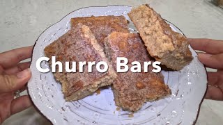 Churro Bars!! Tastes Just Like A Churro & Moist Like A Cookie Or Bar! Amazing Dessert Recipe!