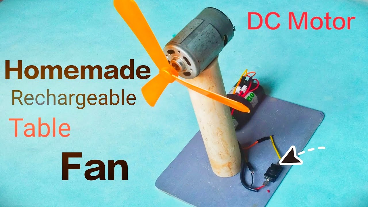 Simple inventions DC motor Fan - YouTube
