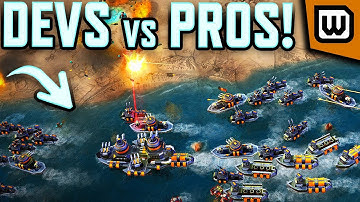 Developers vs Pros - Crazy 8v8! Beyond All Reason (Epic RTS)