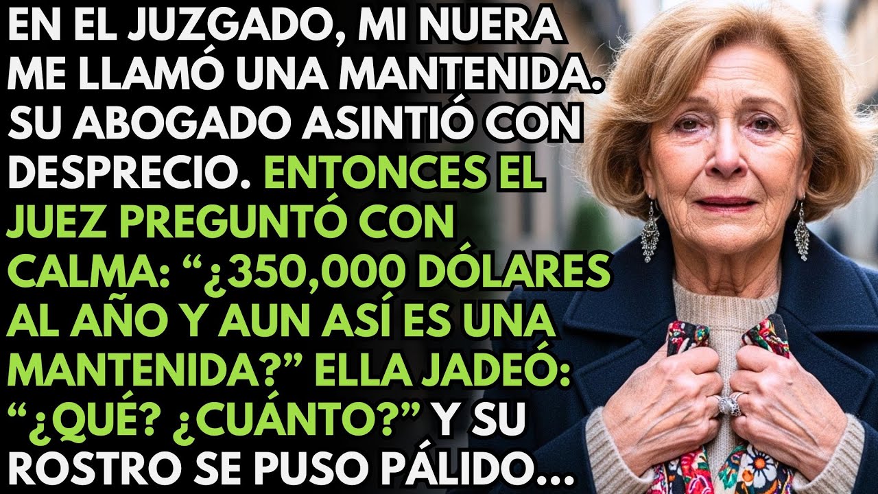 Mi Nuera Me Llamó “Una Mantenida” En El Juzgado — Entonces El Juez Leyó Mis INGRESOS REALES...