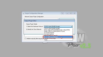 Light Show Pro Sequencer E1 31 Output Configuration